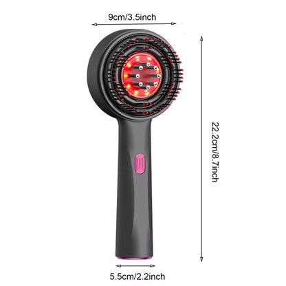 Electric Scalp Massager Hair Oil Applicator IPX7 Waterproof Anti-Hair Loss Device Rechargeable Oil Dispenser for Hair Growth